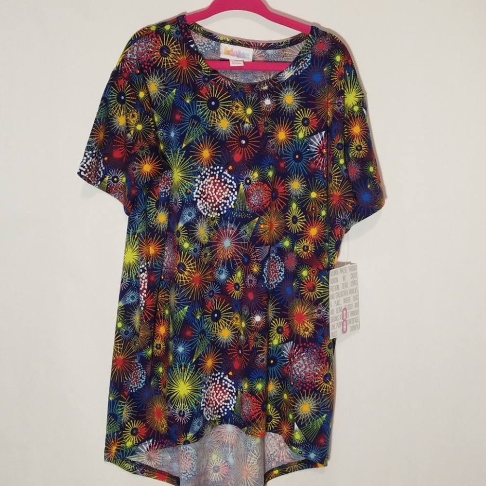 Lularoe Americana Fireworks Gracie NWT